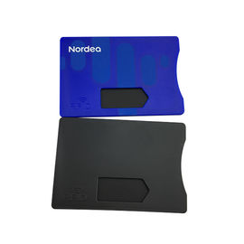محافظت در برابر حفاظت RFID کارت بلوک آستین داغ مهر زنی طلا رنگ نقره ای