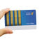 کارتهای هدیه پلاستیکی کاملاً رنگی PVC ، کارت عضویت در اندازه استاندارد CR80 / 30mil