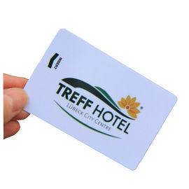 مات PVC  RFID کارت کلید هتل 13.56MHz CR80 نوار مغناطیسی