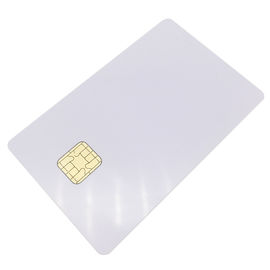 ISO 7816 CR80 تماس با کارت هوشمند RFID با کارت تراشه SLE4442 FM4442