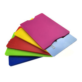 مقاوم در برابر سخت ABS ABS RFID بلوک کارت آستین چاپ تمام رنگی افست