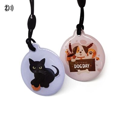 تگ کلید هوشمند اپوکسی قابل برنامه‌ریزی NTAG213 با فرکانس 13.56 مگاهرتز RFID تگ NFC