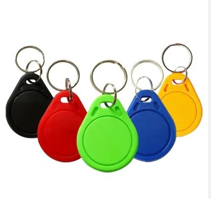 لوگو ضد آب / کد QR سفارشی ABS Keyfob MIFARE کلاسیک EV1 RFID ABS Keychain برای کنترل دسترسی در