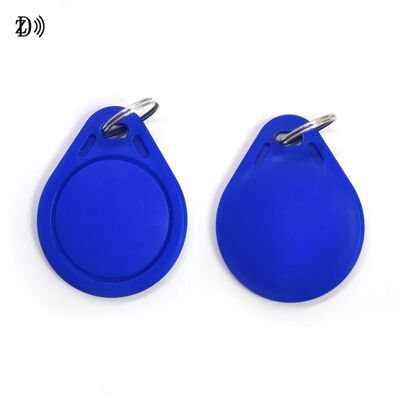 لوگو ضد آب / کد QR سفارشی ABS Keyfob MIFARE کلاسیک EV1 RFID ABS Keychain برای کنترل دسترسی در