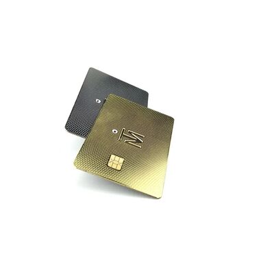 طراحی سفارشی NFC کارت کسب و کار فلزی NTAG216 888 بایت 13.56MHz RFID کارت بازدید فلزی فولاد ضد زنگ