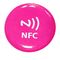 آرم سفارشی چاپ برچسب قابل برنامه ریزی 13.56 Mhz NFC Round Epoxy Waterproof